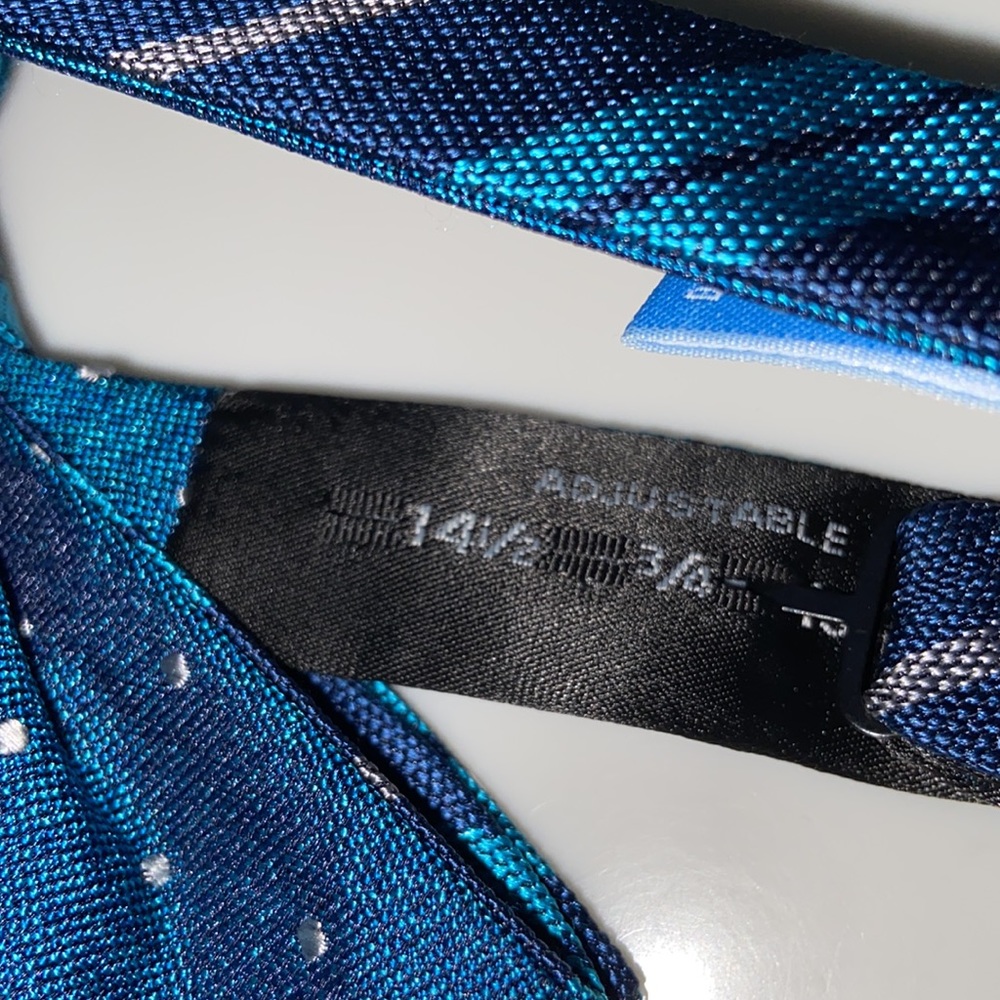 NWT countess Mara adjustable silk blend bow tie - Picture 4 of 5